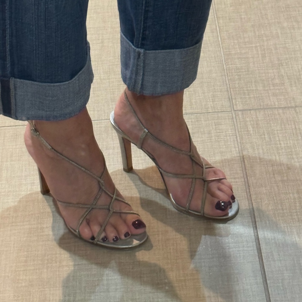 michel perry Metal Chain Sandal